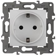 14-2101-01 ЭРА Розетка 2P+E Schuko, 16A-250В, IP20, Эра Elegance, белый  Под заказ Б0034264