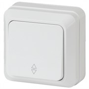 2-103-01 Intro Переключатель, 10АХ-250В, ОУ, Quadro, белый Б0053749