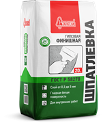 Шпатлевка финишная гипсовая 20кг Старатели (77шт/п) 3424