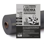 Пленка защитная  100мх 3м  80мкм  (черная)  полиэтиленовая Fiberon 2 сорт PVD2080F