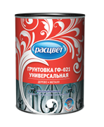 Грунтовка ГФ-021 «РАСЦВЕТ» серая универсальная 0,9кг (14шт) 4444