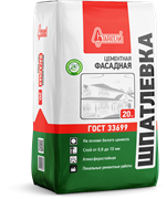 Шпатлевка фасадная белая 20кг Старатели  (77шт/п) 2549