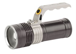 Фонарь PA-804 ЭРА прожектор алюминиевый 5Вт, рег фокус литий 2,5Ач коробка Б0039628-