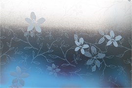 Е0035 D&B 91 см/8 м белые цветы на сером 00010012328