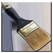 Кисть плоская   50мм нат. щетина с дер. ручкой, 