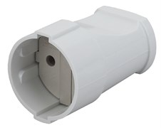 Розетка кабельная Rx2-B ЭРА с/з 16А прямая черная Б0039680