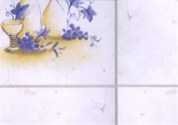 8073 D&B 45 см/8 м посуда на серой плитке 00010000549