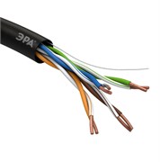 Кабель витая пара U/UTP 4x2x24AWG Cat5e CU PE OUTDOOR 305м SIMPLE ЭРА АРТ. UL-4-PE Б0044427