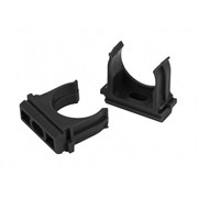 Крепеж-клипса для трубы (черный) d 25мм ЭРА (10шт/уп) Б0044181