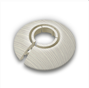 Обвод для труб 1/2 ясень белый d 22 (2шт/уп во флоупак) ПОД ЗАКАЗ ОТ16-22-Ф2 252 ЯСН БЕЛ