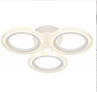 Светильник потолочный светодиодный ЭРА Модерн Ring CLL-1-39W 4K WH без ДУ белый Б0067036