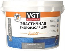 Гидроизоляция VGT 1,3 кг эластичная Kontakt (с кварцевым песком) (6шт) 39237