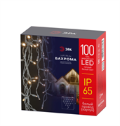 Гирлянда ЭРА ERAPS-WK2 бахрома уличная белый каучук 2*1 м теплый белый 120 LED  Б0056013