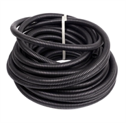 Труба гофр. ПНД д-32мм с зонд. легкая 25м (черная) (IDEAL) ГФ32 007 ЧЕР