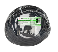 Удлинитель силовой ЭРА GREEN LINE BUH-6-10m  в бухте 1 розетка без заземления 10м ПВС 2x0.7 Б0065112
