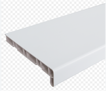 Подоконник ПВХ 150Х3000 ламинированный белый (шагрень) 00-00000103