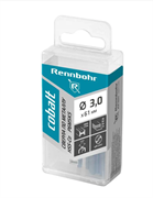 Сверло по металлу  3,0 x61 мм, HSS-Co RENNBOHR COBALT PROM  (20шт/уп) 671030