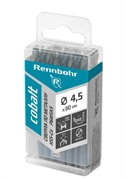 Сверло по металлу  4,5 x80 мм, HSS-Co RENNBOHR COBALT PROM  (20шт/уп) 671045
