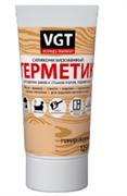 Герметик VGT для нар/внут работ силиконизированный белый, 0,16кг (15шт) туба без носика 16274