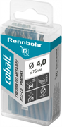 Сверло по металлу  4,0 x75 мм, HSS-Co RENNBOHR COBALT PROM  (20шт/уп) 671040