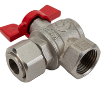 Кран шаровой лат. PREMIUM для ВОДЫ угл.с накид. г. 1/2