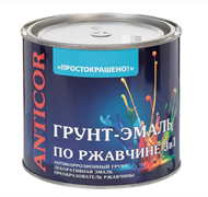 Грунт-эмаль ПРОСТОКРАШЕНО по ржавчине 3 в 1 желтая 1.9 кг (6шт/уп) 69695