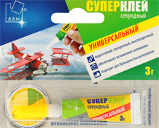 Секундный клей 325 Супер-клей 3гр (12шт/уп) GHS325B-1