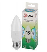 Лампа светодиодная  ЭРА LED GREEN LINE B35-15w-840-E27  4000К Б0067115