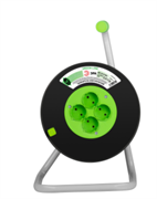 Удлинитель силовой KAT-2x1.5-50m на катушке пластик 4 розетки б/з ПВС 2х1,5мм2 GREEN LINE ЭРА Б0065097