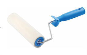 Валик 180 мм велюр/полиэстер  d 40 мм, бюгель 6 мм, ворс 13 мм, белый  АКОР «ЕВРО»(40шт/уп)ЛКМ 222 35 618