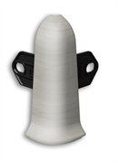 Угол наружный с крепежом для плинтуса 70мм 