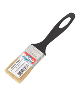 Кисть плоская    35мм  нат. щетина с пласт. ручкой  АКОР (150шт/уп) 