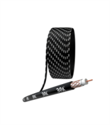 Кабель коаксиальный RG-6U, 75 Ом, Cu/(оплётка Cu 64%), PE, цвет чёрный, бухта 100 м (6/96) Б0044604