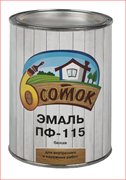 Эмаль ПФ-115 6 соток белая 0.8 кг 88554