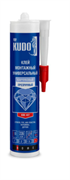 Клей монтажный KUDO HOME каучуковый универсальный, прозрачный 280 мл(12шт) KBK-407
