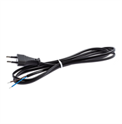 Шнур для бра 2х0,5мм2 1,8м без выкл черный 2,5А Б0044070