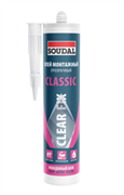 Клей монтажный SOUDAL CLEAR FIX CLASSIC каучуковый бесцветный 280мл (12шт) 199076
