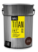 Грунт-эмаль по ржавчине ОРЕОЛ TITAN шоколадно-коричневый RAL 8017 5 л/4,7кг 89269