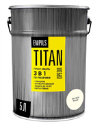 Грунт-эмаль по ржавчине ОРЕОЛ TITAN белый RAL 9010 5л/4,7кг 89261