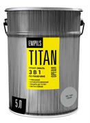 Грунт-эмаль по ржавчине ОРЕОЛ TITAN серый RAL 7004 5 л /4,7 кг  89273