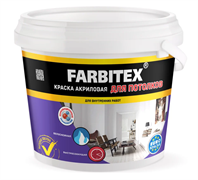 Краска акриловая  6,0 кг для потолков  FARBITEX 4300001547