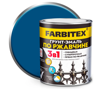 Грунт-эмаль по ржавчине 3в1  1,8кг синий FARBITEX 4300013984