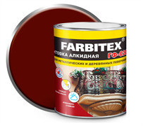 Грунтовка ГФ-021  1,8кг красно-коричневый  FARBITEX 4300006017