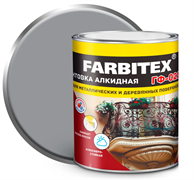 Грунтовка ГФ-021  1,8кг серый  FARBITEX (6шт/уп) 4300006016