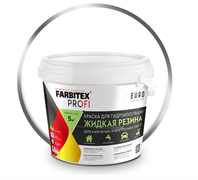Краска резиновая  FARBITEX PROFI белый 1,0кг 4300008710