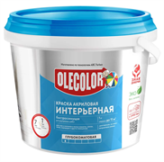Краска ВД интерьерная  1,0кг/0,63л OLECOLOR 4300001313