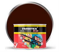 Эмаль алкидная ПФ-115  0.4кг шоколадный FARBITEX 4300009081