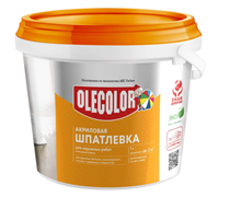 Шпатлевка акриловая для наружных работ  0.9 кг OLECOLOR (8шт/уп) 4300000914