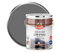 Эмаль алкидная для крыш 5кг шоколадный  OLECOLOR (4шт/уп) 4300005334