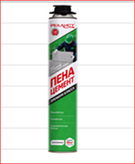 Клей-пена (пена-цемент) REALIST FIX PRO для блоков 1000мл всесезонная (-10+35) (12шт/уп) 50559